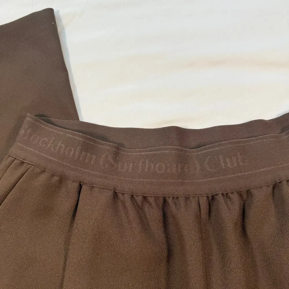 NWT Stockholm Surfboard brown trouser pants Mens size XL